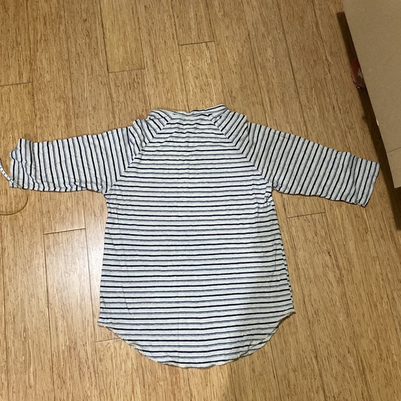 JUNGMAVEN XS 3/4 length sleeve striped tee - Picture 4 of 7